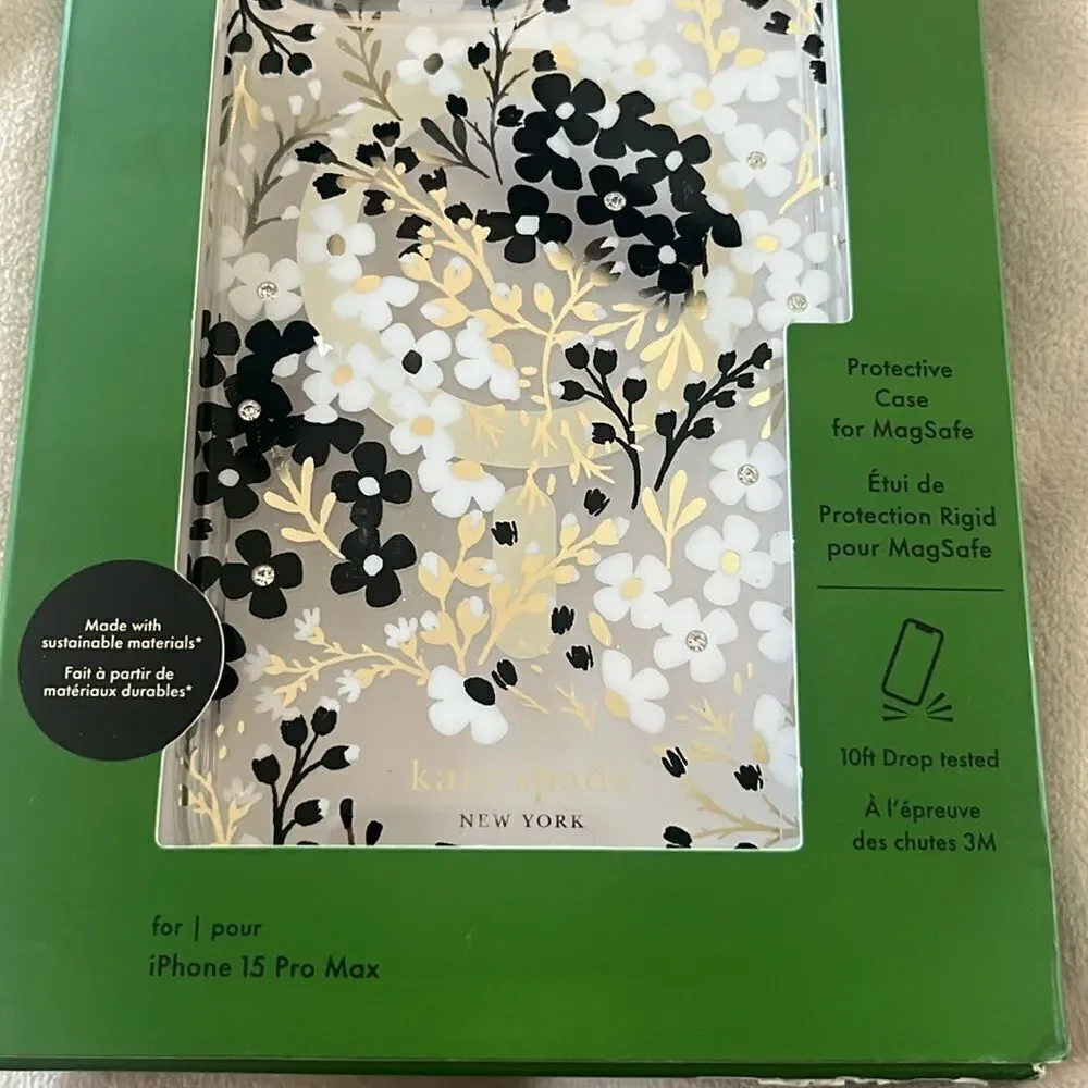 Kate Spade ♠️ New York Apple iPhone 15 Pro Max Case with MagSafe - Multi NWT